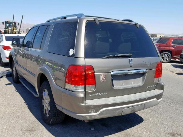 5LMEU68H44ZJ48539 - 2004 LINCOLN AVIATOR ნაცრისფერი ფოტო 3