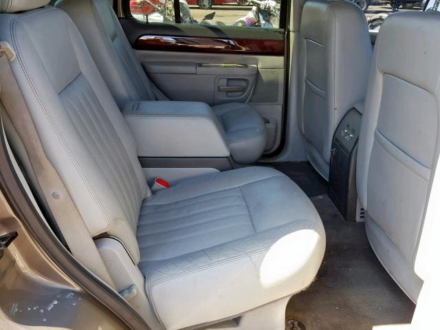 5LMEU68H44ZJ48539 - 2004 LINCOLN AVIATOR ნაცრისფერი ფოტო 6