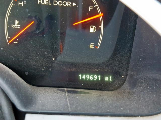 5LMEU68H44ZJ48539 - 2004 LINCOLN AVIATOR ნაცრისფერი ფოტო 8