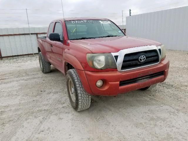 5TETU62N35Z035765 - 2005 TOYOTA TACOMA PRE MAROON photo 1