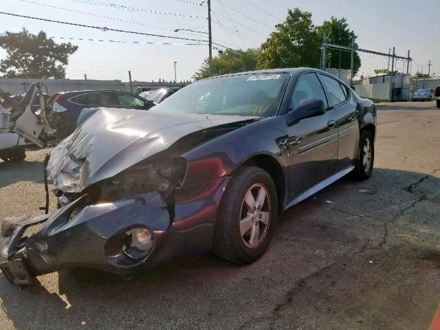 2G2WP552181186276 - 2008 PONTIAC GRAND PRIX BLUE photo 2