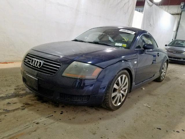 TRUWT28N121013226 - 2002 AUDI TT QUATTRO BLUE photo 2