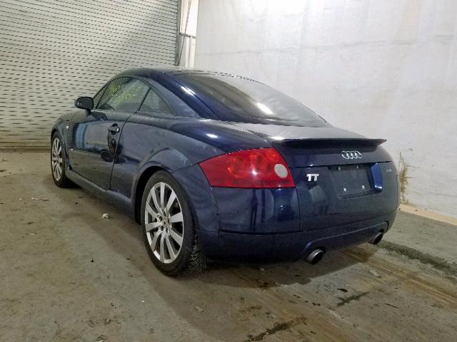 TRUWT28N121013226 - 2002 AUDI TT QUATTRO BLUE photo 3