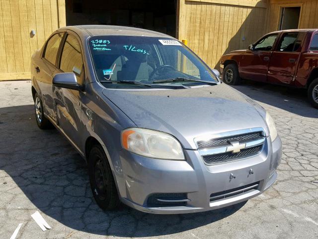 KL1TD5DE8AB123224 - 2010 CHEVROLET AVEO LS SILVER photo 1