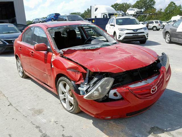 JM1BK323841143824 - 2004 MAZDA 3 S RED photo 1