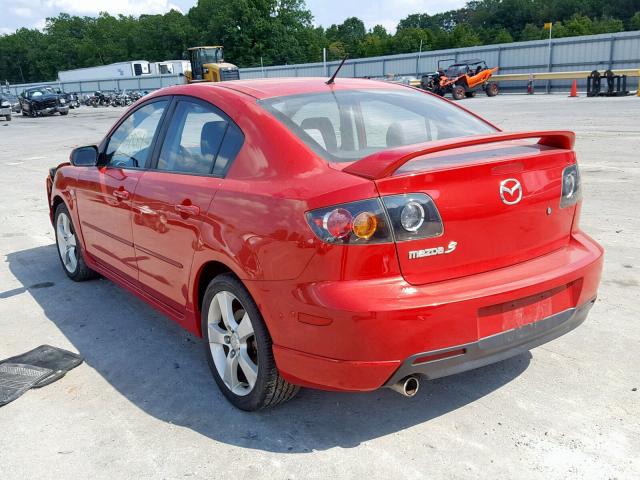 JM1BK323841143824 - 2004 MAZDA 3 S RED photo 3