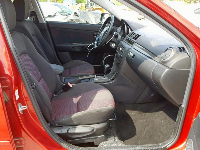 JM1BK323841143824 - 2004 MAZDA 3 S RED photo 5