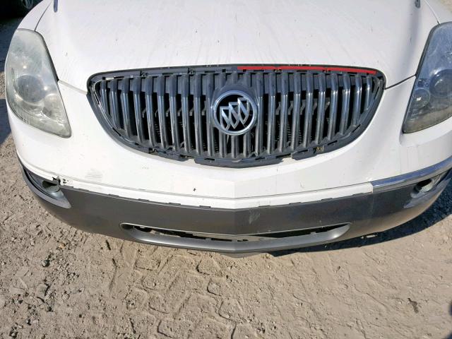 5GAKRCED4CJ334043 - 2012 BUICK ENCLAVE WHITE photo 9