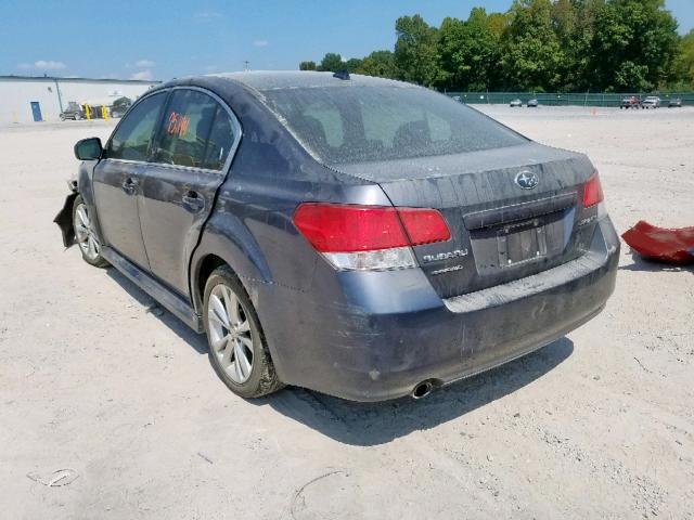 4S3BMCD6XE3028925 - 2014 SUBARU LEGACY 2.5 GRAY photo 3