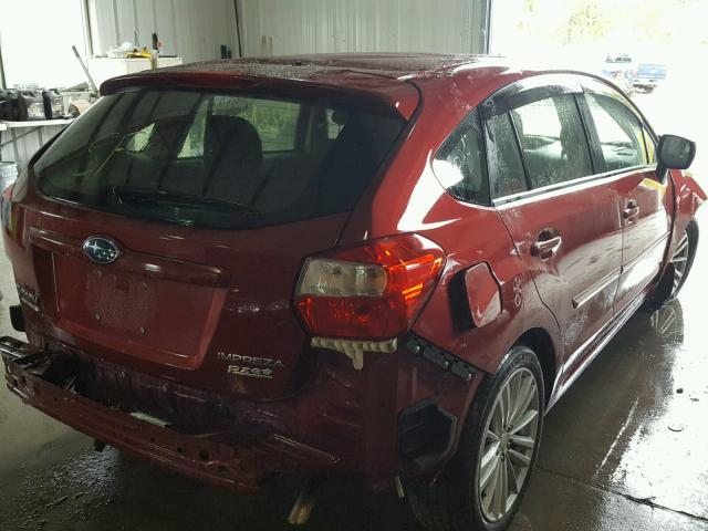 JF1GPAD62E8264804 - 2014 SUBARU IMPREZA PR RED photo 4