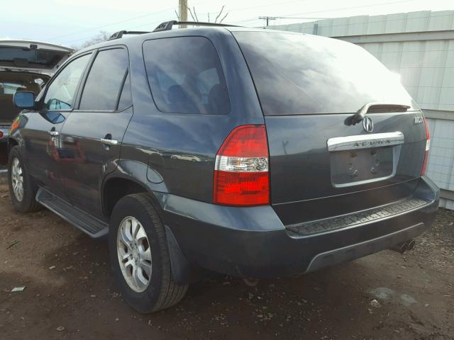 2HNYD18983H512034 - 2003 ACURA MDX TOURIN GRAY photo 3