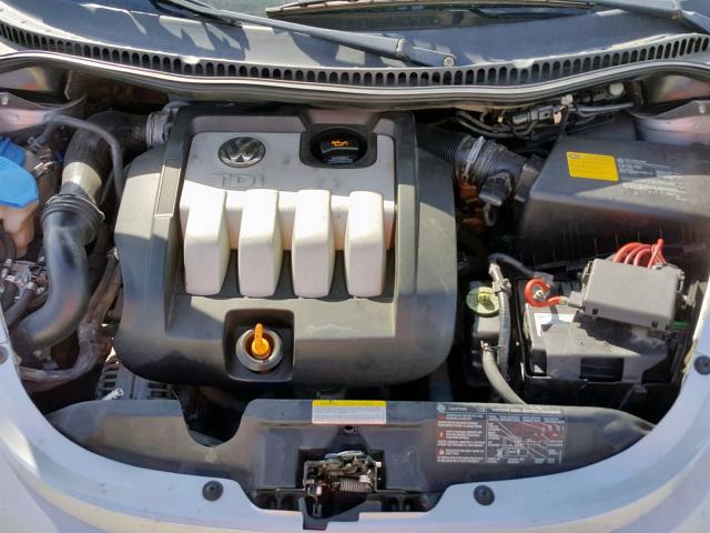 3VWCR31C75M406100 - 2005 VOLKSWAGEN NEW BEETLE ვერცხლისფერი ფოტო 7