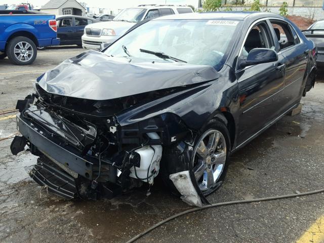 1G1ZD5EU7BF163693 - 2011 CHEVROLET MALIBU 2LT BLACK photo 2