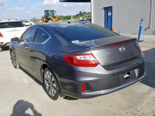 1HGCT1B88FA003679 - 2015 HONDA ACCORD EXL GRAY photo 3