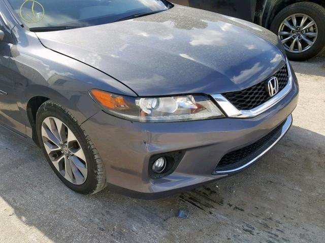 1HGCT1B88FA003679 - 2015 HONDA ACCORD EXL GRAY photo 9