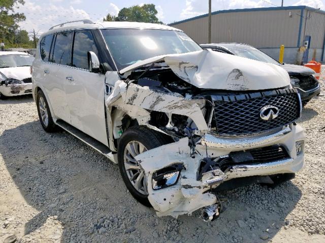 JN8AZ2NF1H9645139 - 2017 INFINITI QX80 BASE WHITE photo 1