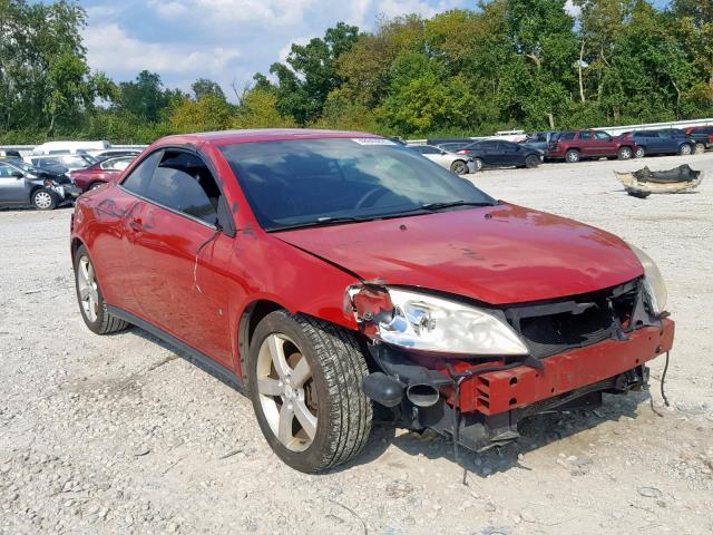 1G2ZH351874111471 - 2007 PONTIAC G6 GT RED photo 1