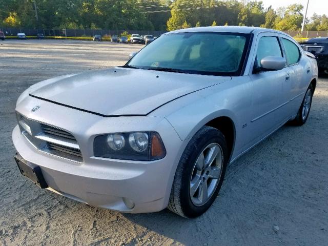 2B3CA3CV2AH158809 - 2010 DODGE CHARGER SX SILVER photo 2