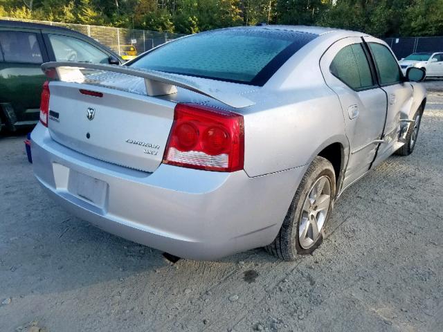 2B3CA3CV2AH158809 - 2010 DODGE CHARGER SX SILVER photo 4