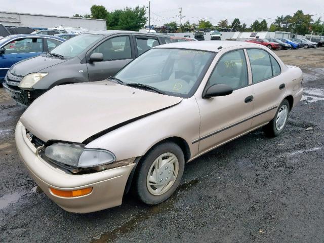 1Y1SK526XVZ427685 - 1997 GEO PRIZM BASE TAN photo 2