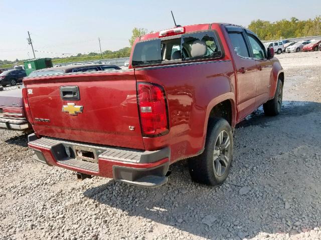 1GCGSCE3XG1157262 - 2016 CHEVROLET COLORADO L RED photo 4