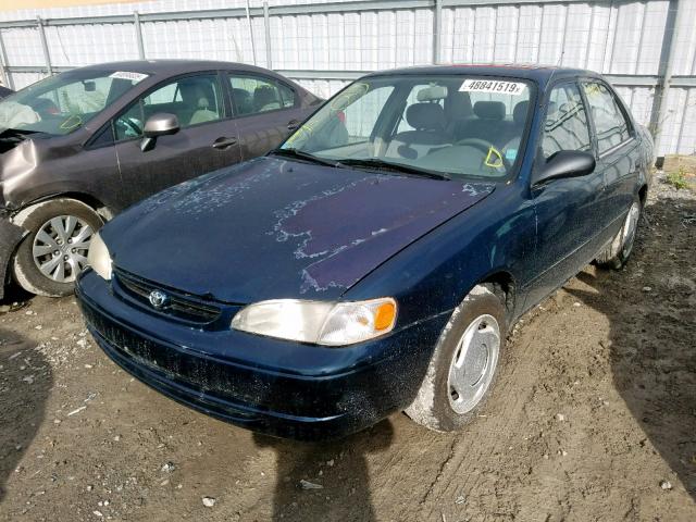 2T1BR12E5XC781224 - 1999 TOYOTA COROLLA VE BLUE photo 2