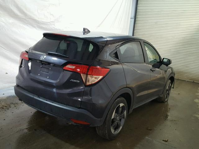 3CZRU6H52JM702604 - 2018 HONDA HR-V EX CHARCOAL photo 4