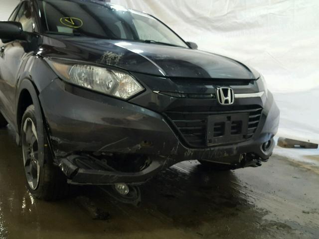 3CZRU6H52JM702604 - 2018 HONDA HR-V EX CHARCOAL photo 9