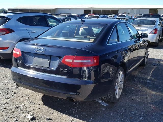 WAUKGAFB5AN032267 - 2010 AUDI A6 PRESTIG BLUE photo 4