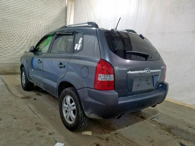 KM8JN72D58U869045 - 2008 HYUNDAI TUCSON SE GRAY photo 3