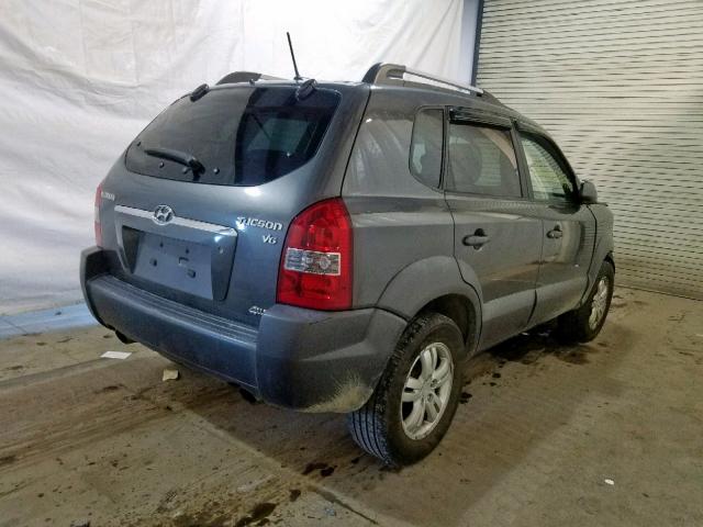 KM8JN72D58U869045 - 2008 HYUNDAI TUCSON SE GRAY photo 4