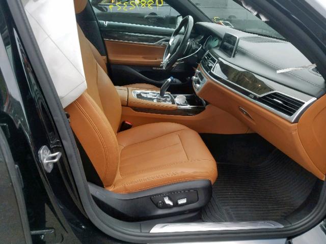 WBA7E4C53HGU99195 - 2017 BMW 740 XI BLACK photo 5