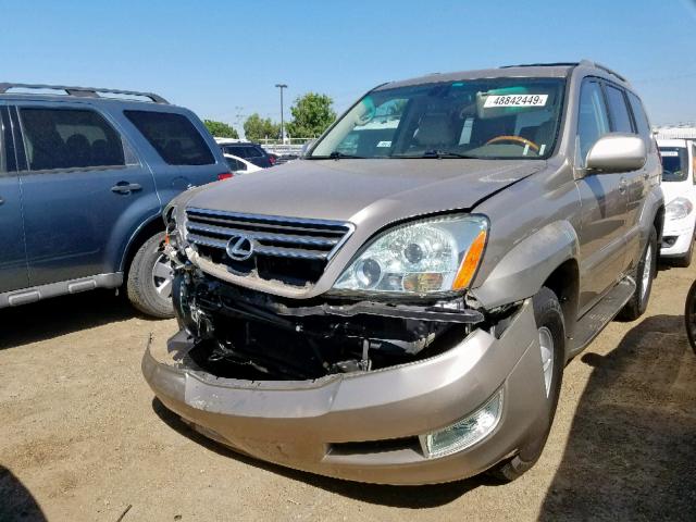 JTJBT20X350083100 - 2005 LEXUS GX 470 GOLD photo 2