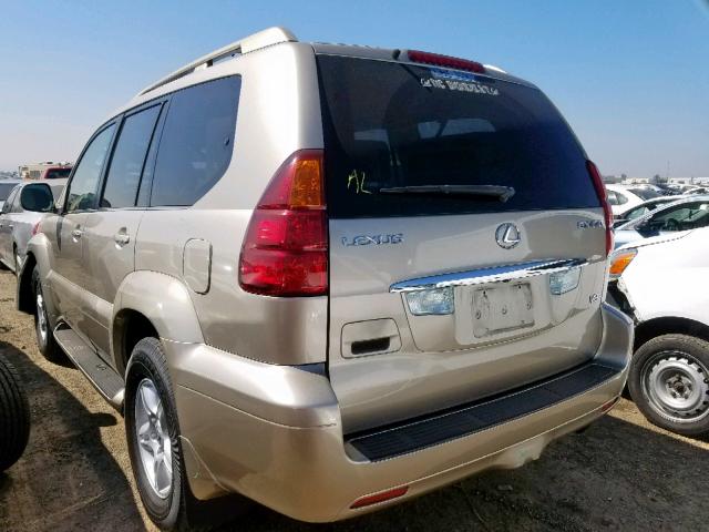 JTJBT20X350083100 - 2005 LEXUS GX 470 GOLD photo 3