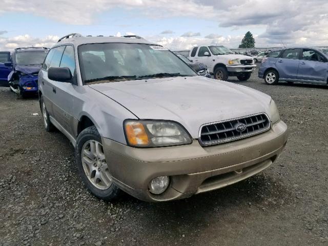 4S3BH675547600273 - 2004 SUBARU LEGACY OUT TWO TONE photo 1