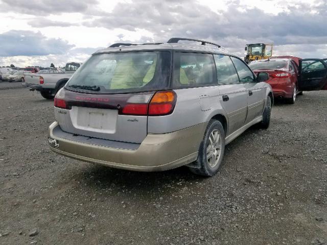 4S3BH675547600273 - 2004 SUBARU LEGACY OUT TWO TONE photo 4