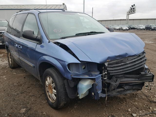 2A4GP54L37R218956 - 2007 CHRYSLER TOWN & COU BLUE photo 1