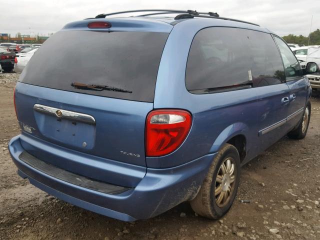 2A4GP54L37R218956 - 2007 CHRYSLER TOWN & COU BLUE photo 4