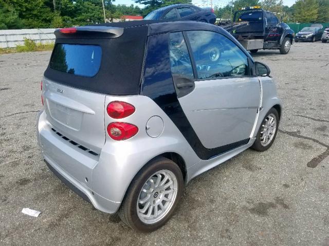 WMEEK3BA7EK734557 - 2014 SMART FORTWO PAS GRAY photo 4