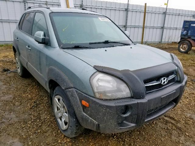 KM8JM12D16U342827 - 2006 HYUNDAI TUCSON GL BLUE photo 1