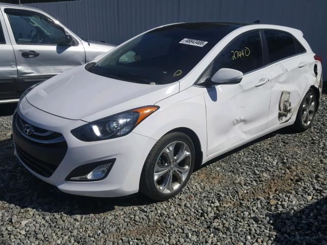 KMHD35LH6EU170687 - 2014 HYUNDAI ELANTRA GT WHITE photo 2