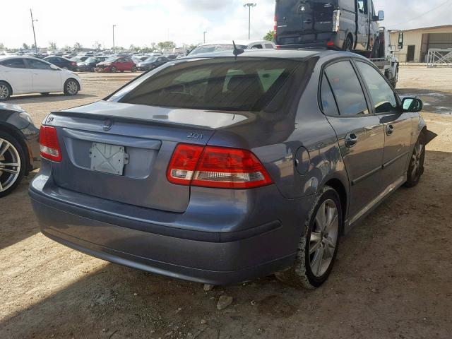 YS3FD49Y571137981 - 2007 SAAB 9-3 2.0T GRAY photo 4