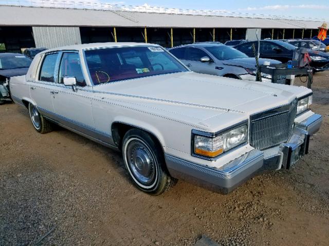 1G6DW54EXMR715004 - 1991 CADILLAC BROUGHAM WHITE photo 1