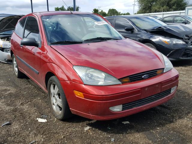 3FAFP31Z73R183332 - 2003 FORD FOCUS ZX3 RED photo 1
