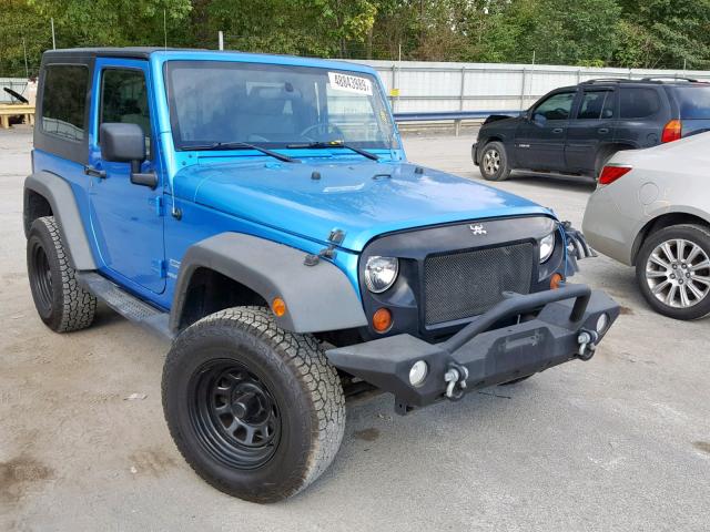 1J4AA2D1XAL119099 - 2010 JEEP WRANGLER S BLUE photo 1