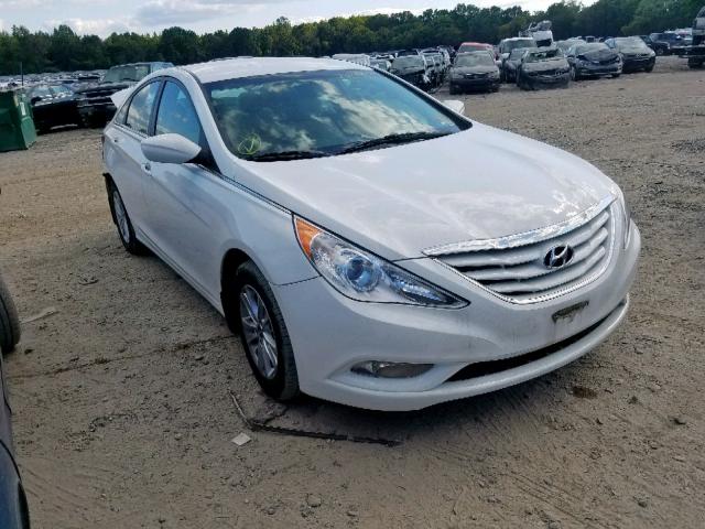 5NPEB4AC4DH717297 - 2013 HYUNDAI SONATA GLS WHITE photo 1