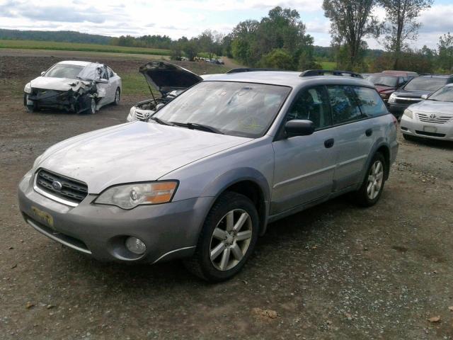 4S4BP61C477342662 - 2007 SUBARU LEGACY OUT SILVER photo 2