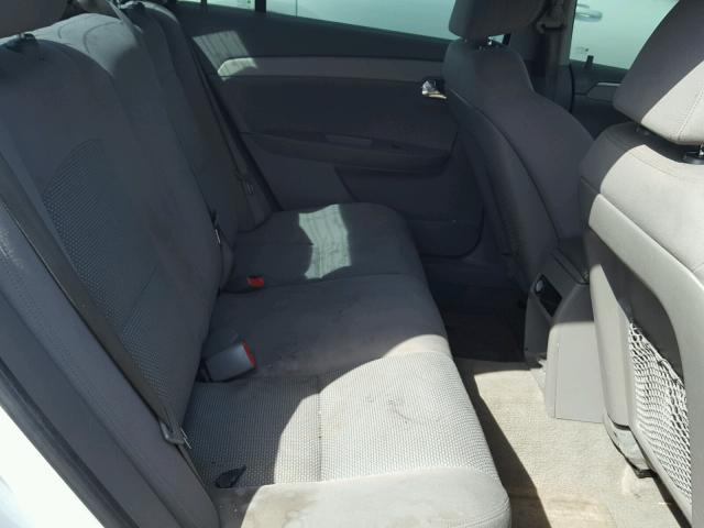 1G1ZC5E0XA4115468 - 2010 CHEVROLET MALIBU 1LT WHITE photo 6