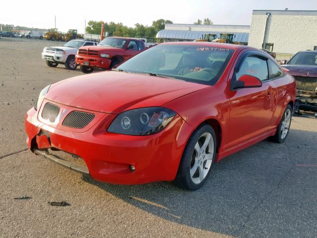 1G2AN15B577125085 - 2007 PONTIAC G5 GT RED photo 2