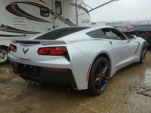 1G1YK2D74G5121927 - 2016 CHEVROLET CORVETTE S SILVER photo 4